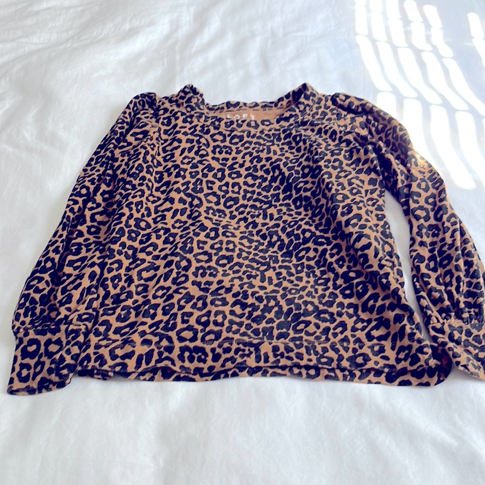 Animal print sweater in sweater